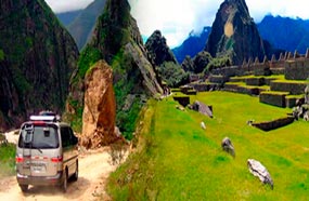 machupicchu en carro Machupicchu by car